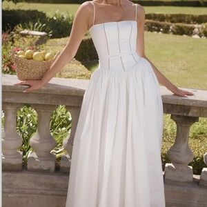 HOUSE OF CB YSABELLA CORSET MAXI DRESS SIZE SMALL PLUS CUP